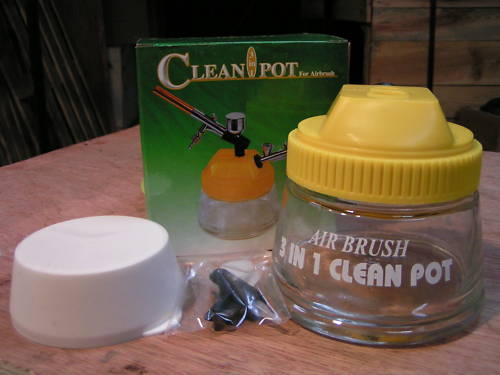 Airbrush Cleaning Pot